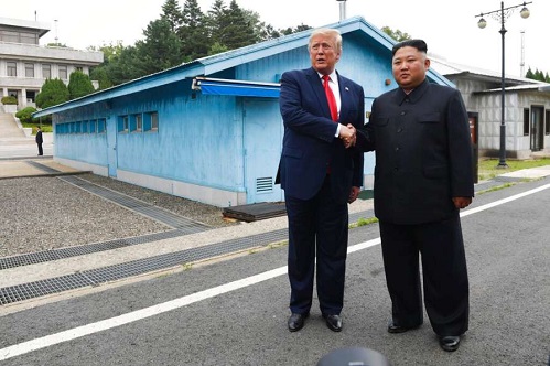 Trump, Kim Jong Un, North Korea, demilitarised zone