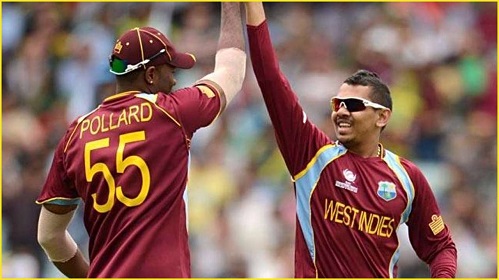 Kieron Pollard, Sunil Narine, West Indies squad, 1st two T20Is, India