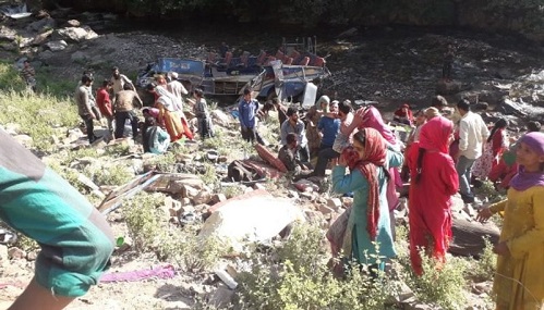33 killed, mini bus falls into gorge, Jammu and Kashmir's Kishtwar