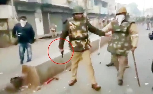 Video, UP police, cop opened fire, Kanpur
