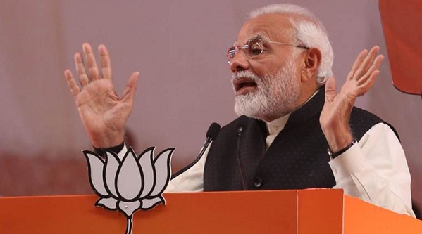 Asking for 'extra time' at BJP meet, PM talks of a 'failed experiment'