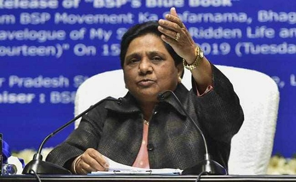 Mayawati visited Madhya Pradesh on Sunday to review poll preparedness for the upcoming Lok Sabha elections