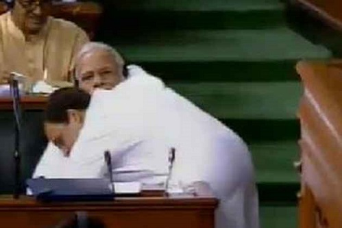 Karma awaits, a huge hug, Rahul Gandhi, PM Modi, Rajiv attack