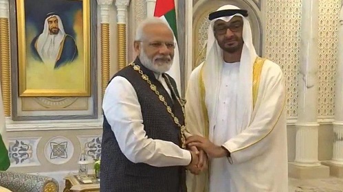 PM Modi, UAE's highest civilian award, Order Of Zayed