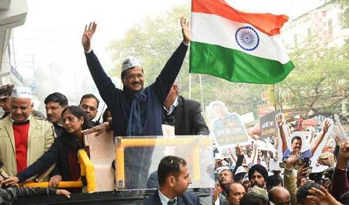 Roadshow, Arvind Kejriwal, poll nomination