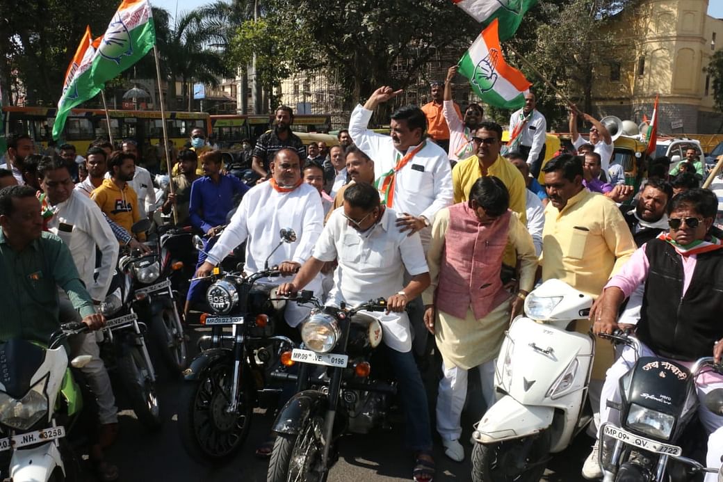 minister, P C Sharma, Congress, police, bandh, fuel prices